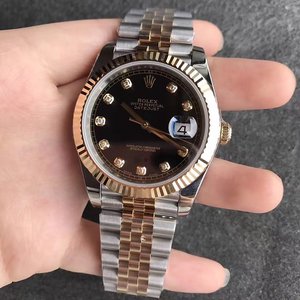 N Fábrica Rolex Datejust 41 Pack Real Gold Edition Reloj 18k Champagne Gold