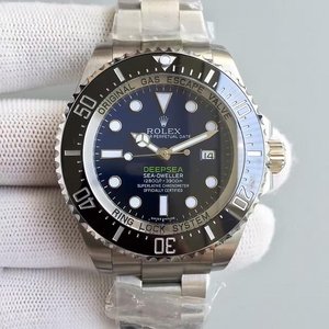 [N Versión Factory V7] Rolex Deep Sea DEEPSEA azul negro degradado Ghost King 116660-Top Reloj Reissue