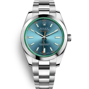 [N Versión de fábrica] Rolex Lightning Green Glass m116400gv-0002 Reloj mecánico automático reloj de hombre