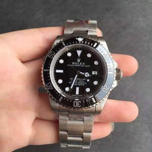 N fábrica v7 versión Rolex King 116600 Sea-Dweller réplica reloj uno a uno.