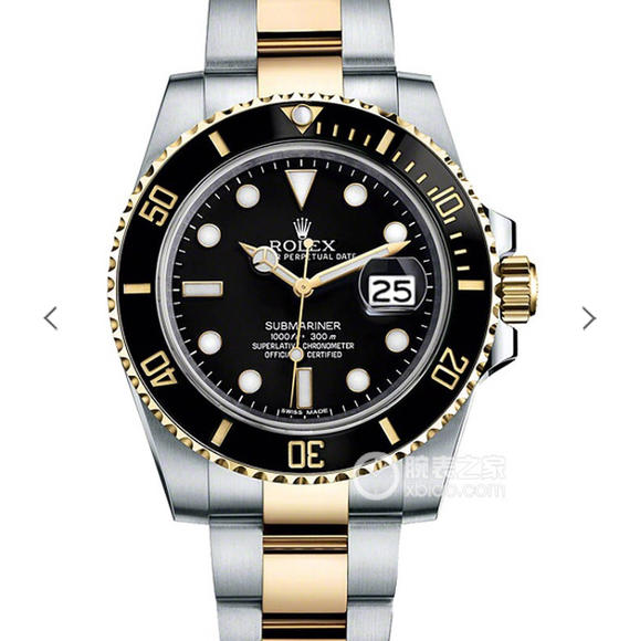 GM Evergreen Factory Rolex 116613-LN-97203 gold water ghost bag 18k oro real + reloj mecánico de acero 904 para hombre. - Haga un click en la imagen para cerrar