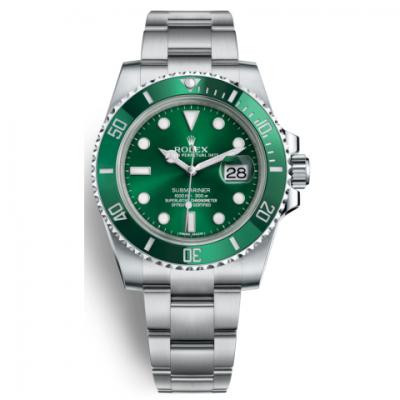 N Factory v8s versión de Rolex Green Ghost (Serie Submariner 116610LV Green Ghost) reloj mecánico para hombre - Haga un click en la imagen para cerrar