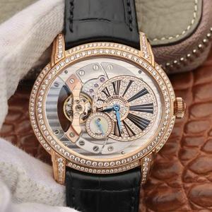 V9 Factory Audemars Piguet Millenium-sarja 15350 Miesten Rose Gold Diamond Edition Mekaaninen Watch