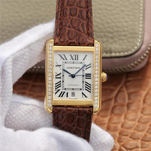 Cartier-tankkisarja W5200027 kellokellon koko 31x41mm miesten vyön mekaaninen kello