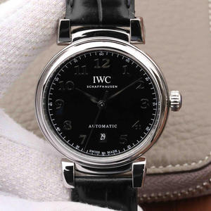 MK-tehdas toistaa IWC Da Vinci -sarjan IW356601 miesten mekaanisen kellon klassisen mustat kasvot.