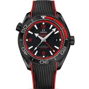 VS Factory Omega Musta Keraaminen Kosminen Ocean 600m 215.92.46.22.01.002 Sukellus Watch Mekaaninen Watch
