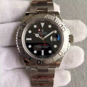 One to one classic Rolex superyacht Baume 116622 black plate YM