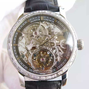 Vacheron Constantin uusi todellinen turbilloni; tourbillon Movement 42mm halkaisijaltaan miesten kello.