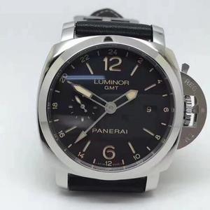 XF tuotettu Panerai PAM531 LUMINOR 1950-sarjan GMT dual time toiminto näyttö 44MM