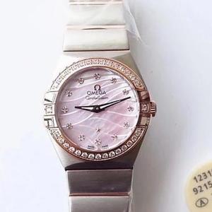 La montre à quartz 3s Omega Constellation Series 27 mm est équipée pour la première fois du mouvement spécial Omega 1376 d'origine (le mouvement est le même que l'original)