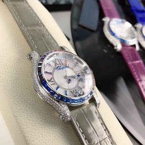 Chopard HAPPYDIAMONDS montre de déesse mécanique automatique synchronisation Piageter nouveau diamant arc-en-ciel