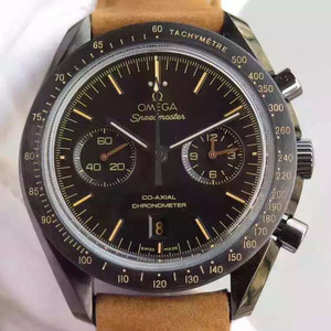 Omega Speedmaster Series Dark Side of the Moon New Face Ceramic Ring Mouth Arched Sapphire Glass Mechanical Men's Watch