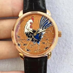 FK re-engraving factory new year of the rooster new Athens chicken watch grand presentation Athens gilt series 8156-111/90 18k gold chicken watch