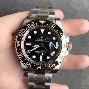 Rolex Rolex Greenwich GMT in the N factory V9 version 904L steel bearing Super 3186 movement (GMT in the middle layer is revised