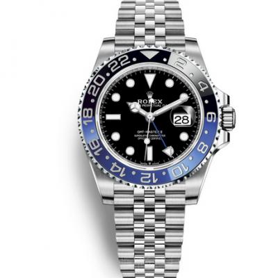 GM Rolex Greenwich Black Blue Circle 904L Oystersteel Watch Stunning debut Classic Men's Mechanical Watch - Cliquez sur l'image pour la fermer