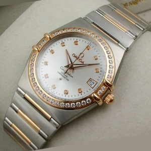 Swiss Omega OMEGA Watch Constellation Automatic Mechanical Men's Watch Swiss ETA Movement 18K Rose Gold
