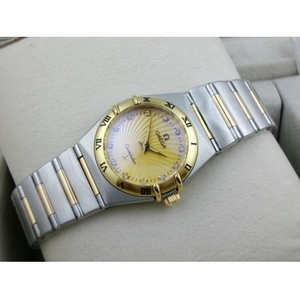 Swiss watch Omega OMEGA Constellation series Swiss original quartz movement two-hand female watch