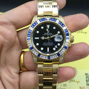 High imitation Rolex Greene mechanical men's diamond watch