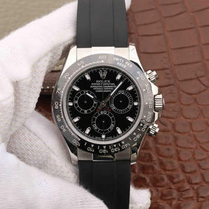AR factory Rolex Daytona series men's mechanical chronograph watch 904L steel highest version.