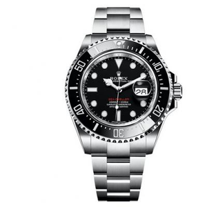 AR factory new product Rolex 126600-0001 single red ghost king sea-style 50th anniversary edition 904 stainless steel.