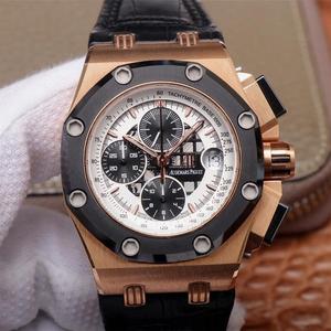 JF Audemars Piguet Royal Oak Offshore 26078pro RB2 Series Men's Chronograph Mechanical Watch, Belt Watch