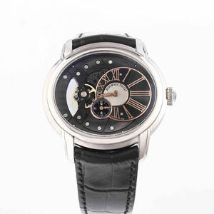 V9 Audemars Piguet Millennium Series 15350 white gold and diamond men's watch, leather strap Automatic mechanical men's watch