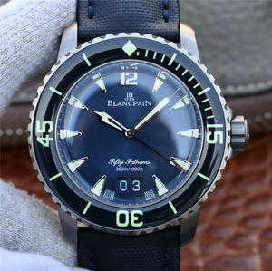HG Blancpain's new Grande Date 5050 blue face watch