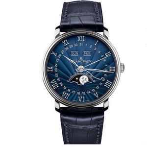 OM Blancpain 6654 Moon Phase Display Series The strongest V2 upgraded version Blancpain Villeret Classic 6654