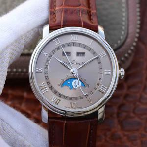 OM Blancpain 6654 Moon Phase Display Series The strongest V2 upgraded version Blancpain Villeret Classic 6654