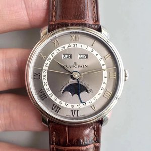 om factory new product Blancpain villeret classic series 6654 moon phase display top reissue version