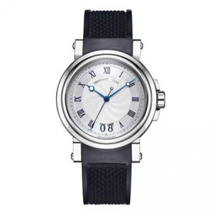 Breguet Marine Nautical Series 5817 Watch Men's Automatic Mechanical Belt Watch White Dial
