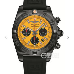 GF factory Breitling machine Mechanical Chronograph 44mm Black Steel Watch Men's Mechanical Chronograph Watch .