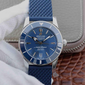 GF Breitling Super Ocean Culture II 42mm watch, the family's "water ghost"-the bezel made of polymer wear-resistant ceramics is durable and consumes a lot of time.