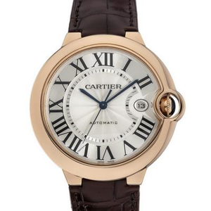 Re-engraved V6 Cartier Blue Balloon Series W6900651 (Large 42mm) Mechanical Men's Watch Rose Gold