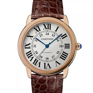 Cartier London Series Mechanical Men's Watch Belt Gold Case