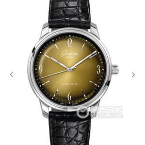 FK Glashütte Original 1-39-52-08-02-01 Men's belt mechanical watch.