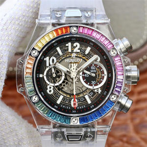 HB Hublot BIG BANG series 411.JX.4802.RT rubber strap automatic mechanical men's watch