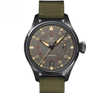 IWC Ceramic Dafei Model IW501902 Series: Pilot mechanical men's watch, power reserve 168 hours