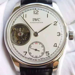 IWC Portuguese Tourbillon Series, automatic real flywheel mechanical men's watch