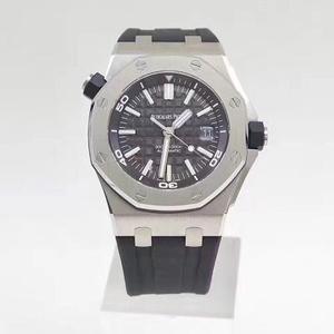 JF factory Audemars Piguet Royal Oak offshore ap diver AP15710 white plate equipped with the new version of 3120 movement, the back is real
