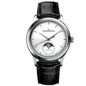 ZF Factory Jaeger-LeCoultre Master Series 1368420 men's mechanical watches with moon phase function (white face width) The latest version of top replicas.