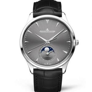 ZF Re-engraved Jaeger-LeCoultre Moon Phase Master Series Q1363540 Ultra-thin Gray Disk Mechanical Watch