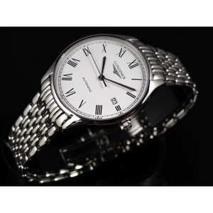 Longines Watch Majestic Series Automatic Mechanical Men's Watch All-steel Calendar Watch L4.821.4.11.6 Swiss Movement