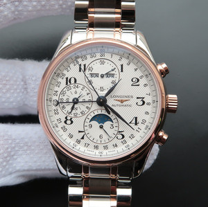Longines Masters Eight Needles L2.773.4.78.6 Moon Phase Steel Belt Rose Gold Longines Masters Eight Needles L2.773.4.78.6 Moon Phase Steel Belt Rose Gold