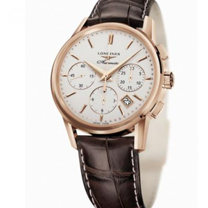 new Longines classic retro L2.733.8.72.2 series men's mechanical chronograph watch.