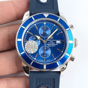 OM's latest masterpiece, the Super Ocean series, returns strongly. Chrono men's mechanical watch, rubber strap