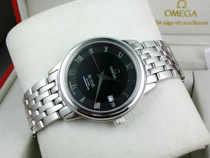 Omega Diefei automatic mechanical transparent black Roman scale men's watch