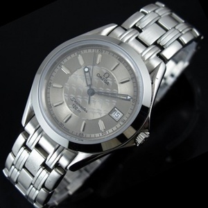 Swiss watch Omega OMEGA Seamaster Series Silver Grey Noodle Ding Scale Automatic Mechanical Men's Watch