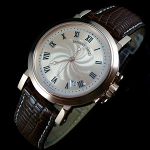 Breguet BREGUET MARINE series men's watch 18K rose gold gold face black Roman index automatic mechanical men's watch