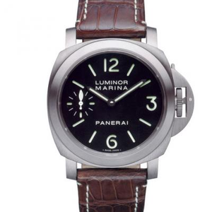 Panerai PAM177 44mm frosted titanium case with sapphire crystal glass super luminous.